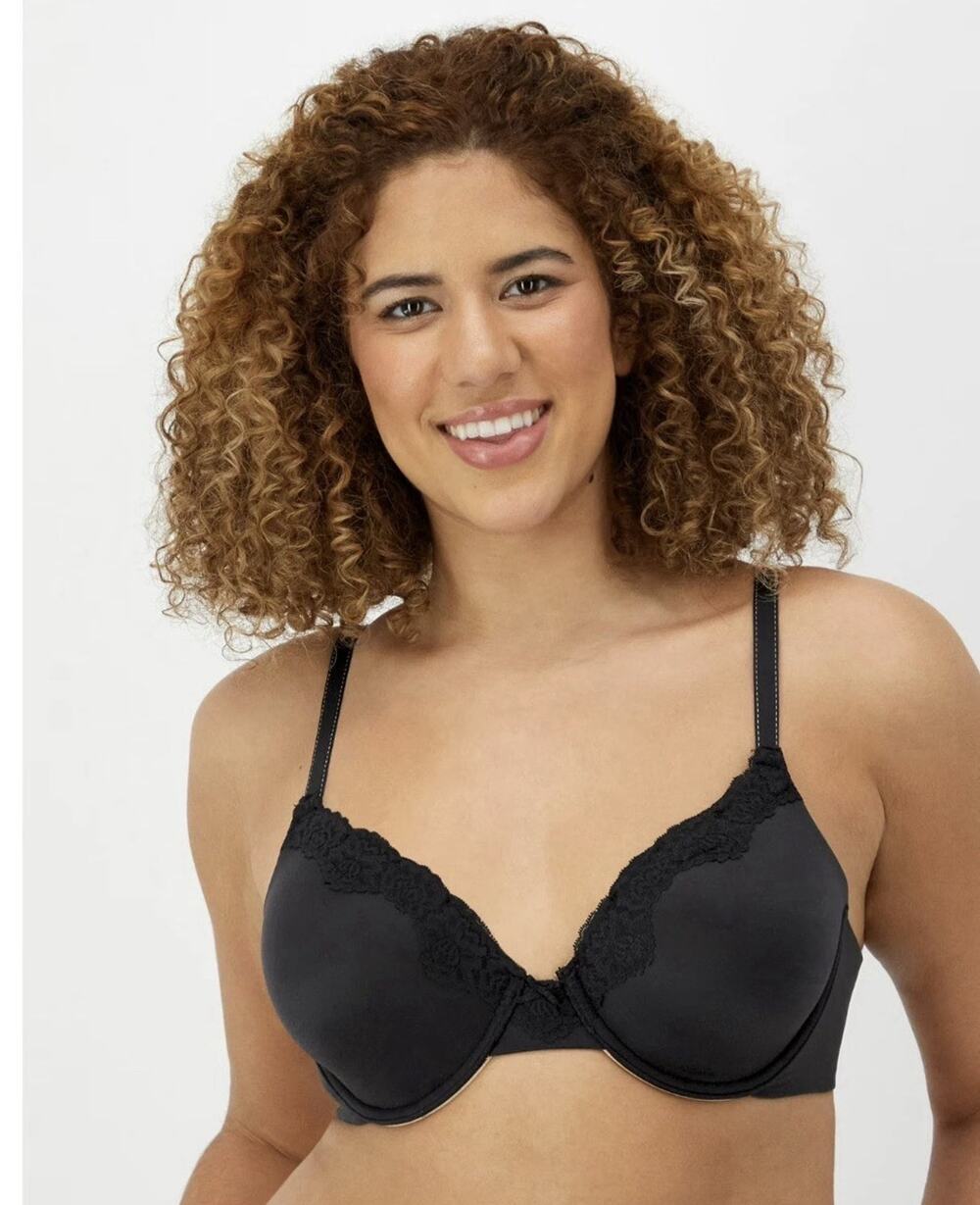 Comfort Devotion T- Shirt Convertible Underwire Bra, Full Coverage - Black - 34C
